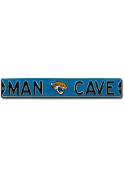 Jacksonville Jaguars 6x36 Man Cave Street Sign