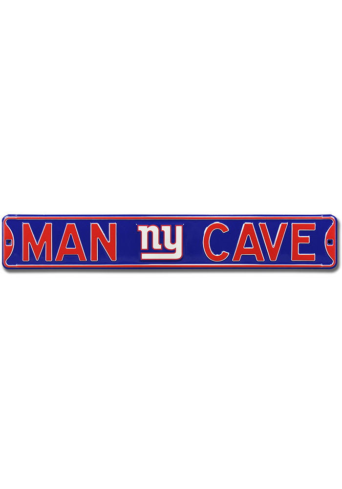 New York Giants 6x36 Man Cave Street Sign