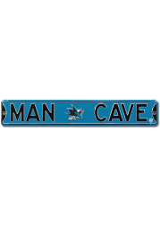 San Jose Sharks 6x36 Man Cave Street Sign