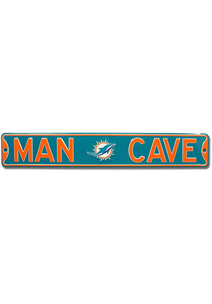 Miami Dolphins Steel Street Sign with Logo-MAN CAVE – SPORTS ZONE TOYS &  COMICS