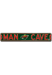 Minnesota Wild 6x36 Man Cave Street Sign