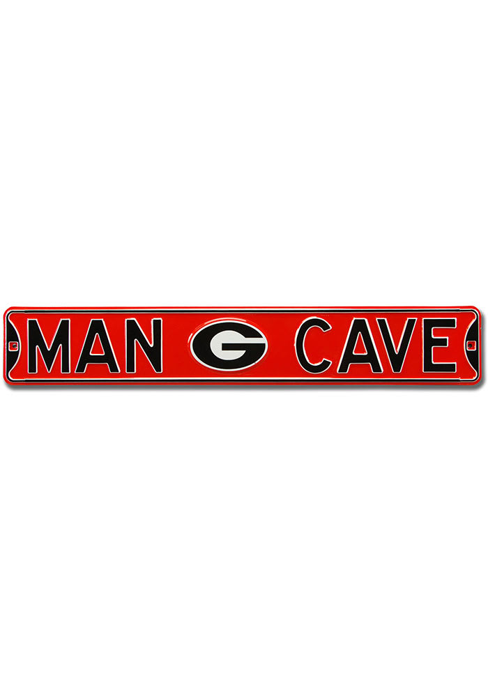 Georgia Bulldogs 6x36 Man Cave Street Sign