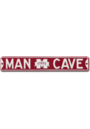 Mississippi State Bulldogs 6x36 Man Cave Street Sign
