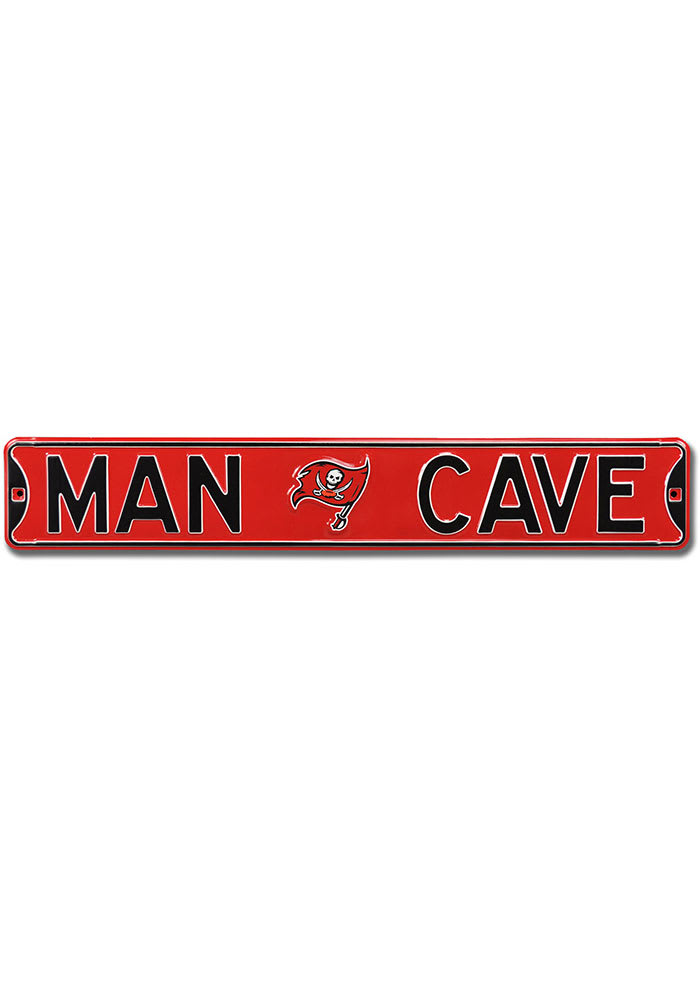 Tampa Bay Buccaneers 6x36 Man Cave Street Sign