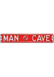 New Jersey Devils 6x36 Man Cave Street Sign