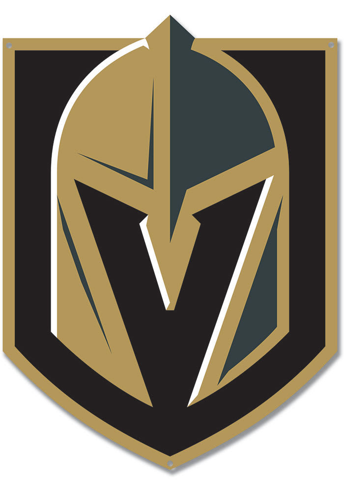 Vegas Golden Knights 12 Steel Logo Sign