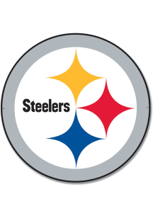 Pittsburgh Steelers 12 Steel Logo Sign