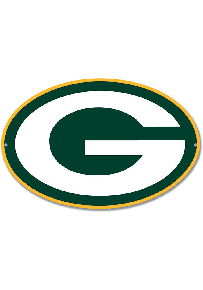 Green Bay Packers Distressed Round Sign