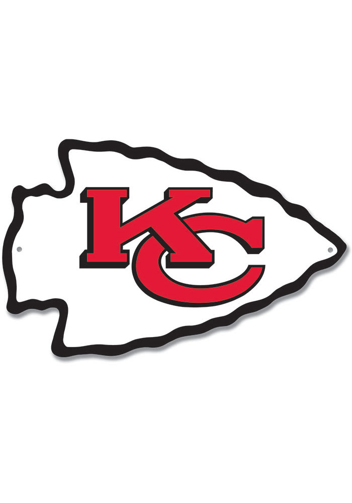 Kansas City Chiefs 12 Logo State Sign