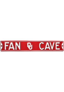 Oklahoma Sooners Fan Cave Street Sign