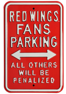 Detroit Red Wings Penalized Parking Sign
