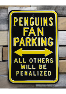 Pittsburgh Penguins Penalized Parking Sign