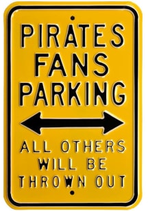 Pittsburgh Pirates Thrown Out Parking Sign