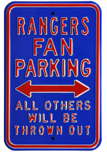 Texas Rangers Thrown Out Parking Sign
