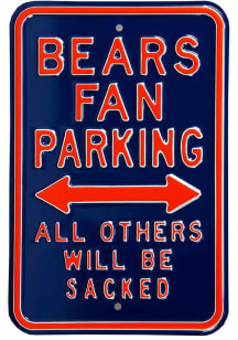 Chicago Bears Sacked Parking Sign