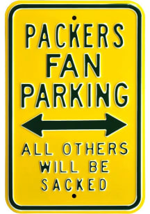 Green Bay Packers Sacked Parking Sign