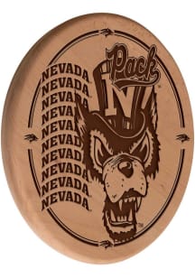 Nevada Wolf Pack Laser Engraved Sign - Brown