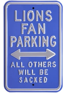 Detroit Lions Sacked Parking Sign