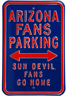 Arizona Wildcats Go Home Parking Sign