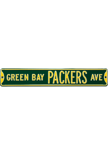 Green Bay Packers Ave Sign - Green