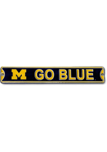 Michigan Wolverines Blue 6&quot; Steel Magnet