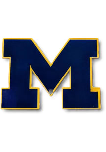 Michigan Wolverines Navy Blue Steel Magnet