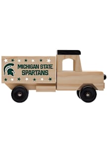 Michigan State Spartans Wooden Toy Truck Car