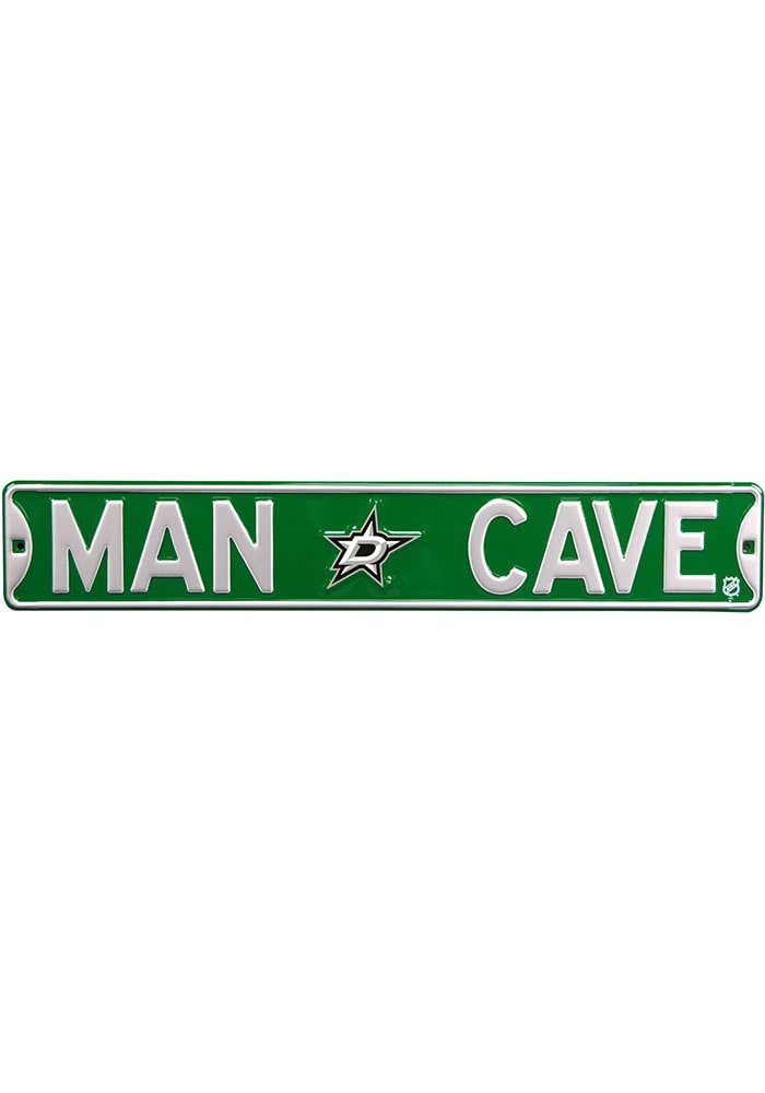 Dallas Stars 6x36 Man Cave Street Sign