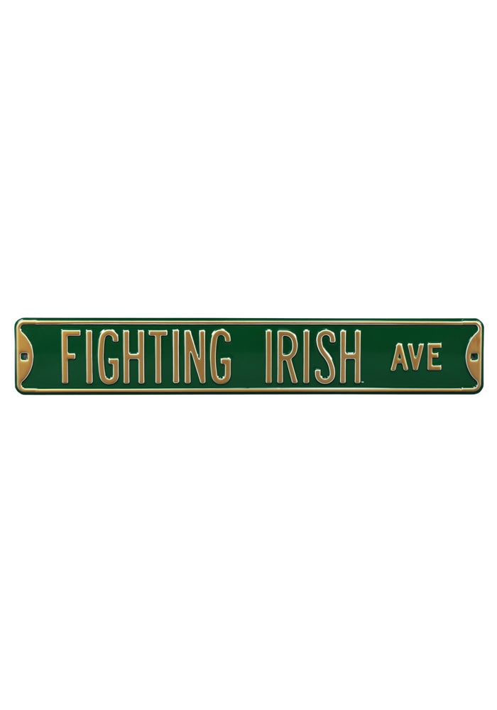 Notre Dame Fighting Irish Ave Street Sign