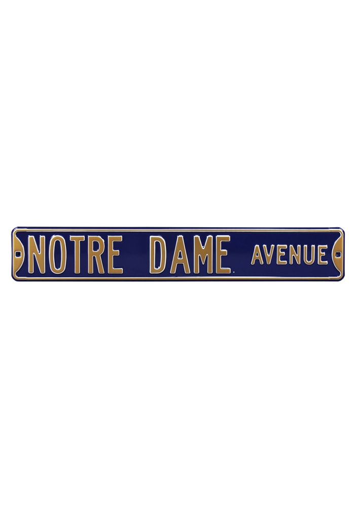 Notre Dame Fighting Irish Avenue Street Sign
