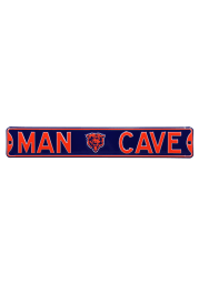 Chicago Bears 6x36 Man Cave Street Sign