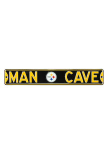 Pittsburgh Steelers 6x36 Man Cave Street Sign
