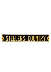 Pittsburgh Steelers 6x36 Steelers Country Street Sign