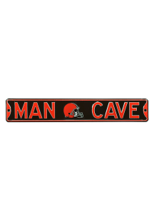 Cleveland Browns 6x36 Man Cave Street Sign