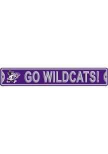 K-State Wildcats 6x36 Go Wildcats! Street Sign
