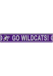 K-State Wildcats 6x36 Go Wildcats! Street Sign