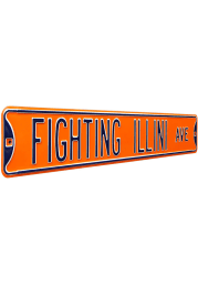 Illinois Fighting Illini Street Sign