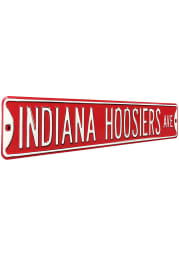Indiana Hoosiers Street Sign