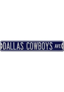 Dallas Cowboys Navy Street Sign