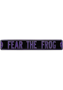 TCU Horned Frogs Fear the Frog Sign