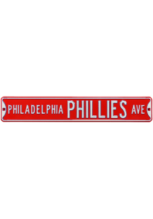 Philadelphia Phillies Red Street Sign - Red