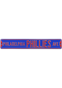 Philadelphia Phillies Blue Street Sign - Blue