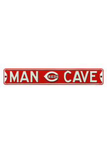 Cincinnati Reds 6x36 Man Cave Street Sign