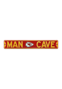 Kansas City Chiefs 6x36 Man Cave Street Sign