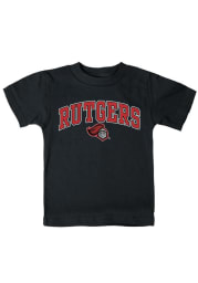 Rutgers Scarlet Knights Infant Arch Mascot Short Sleeve T-Shirt Black