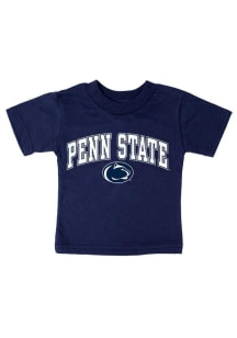 Penn State Nittany Lions Infant Arch Mascot Short Sleeve T-Shirt Navy Blue