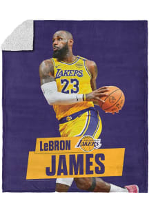 Los Angeles Lakers Jersey Silk Touch Fleece Blanket - Purple