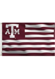 Texas A&amp;M Aggies 3x5 Maroon, White Grommet Maroon Silk Screen Grommet Flag