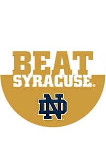 Notre Dame Fighting Irish BEAT Syracuse 3" Button - Green