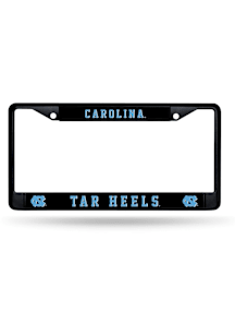 North Carolina Tar Heels Black Metal License Plate Frame - Black
